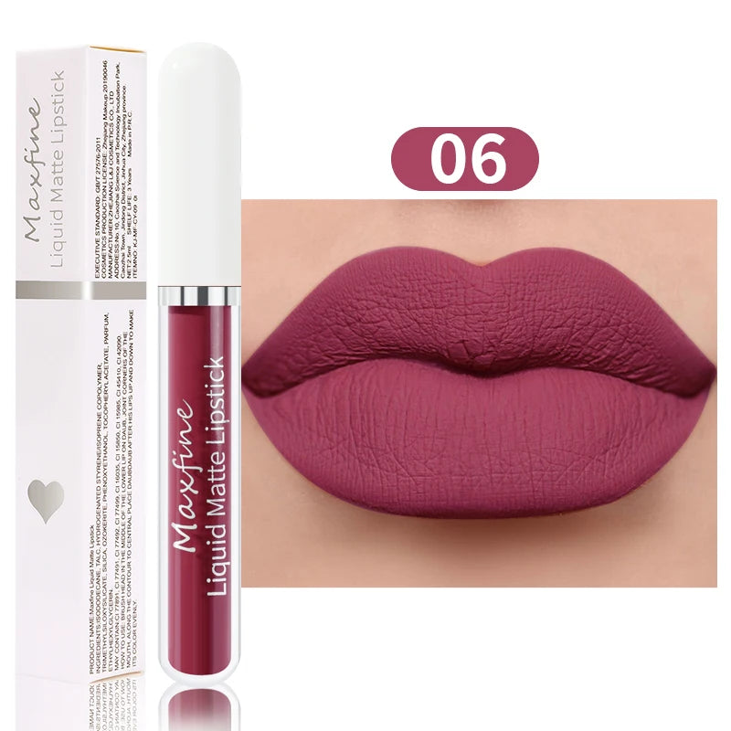 Sexy Velvet Matte Lipstick - Smooth Long Lasting Lip Color
