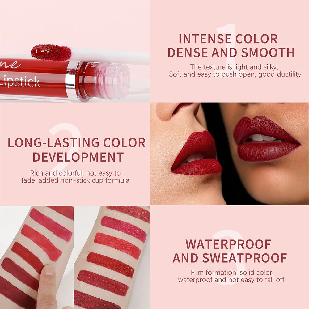 Sexy Velvet Matte Lipstick - Smooth Long Lasting Lip Color